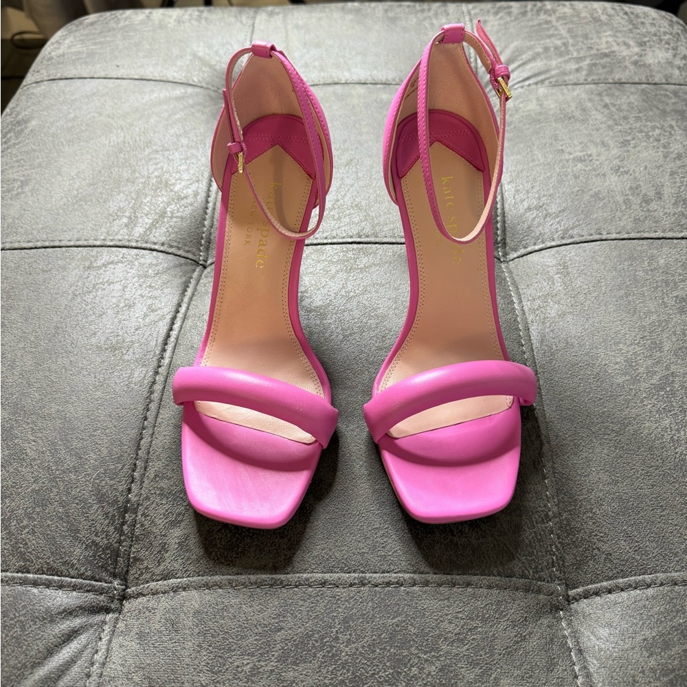 kate spade Hot Pink Ankle Strap Sandals